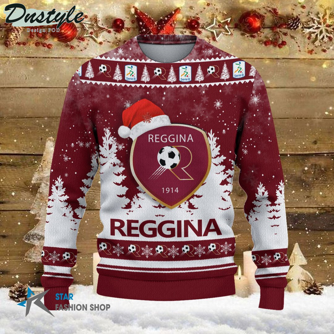 Reggina Calcio brutto maglione natalizio