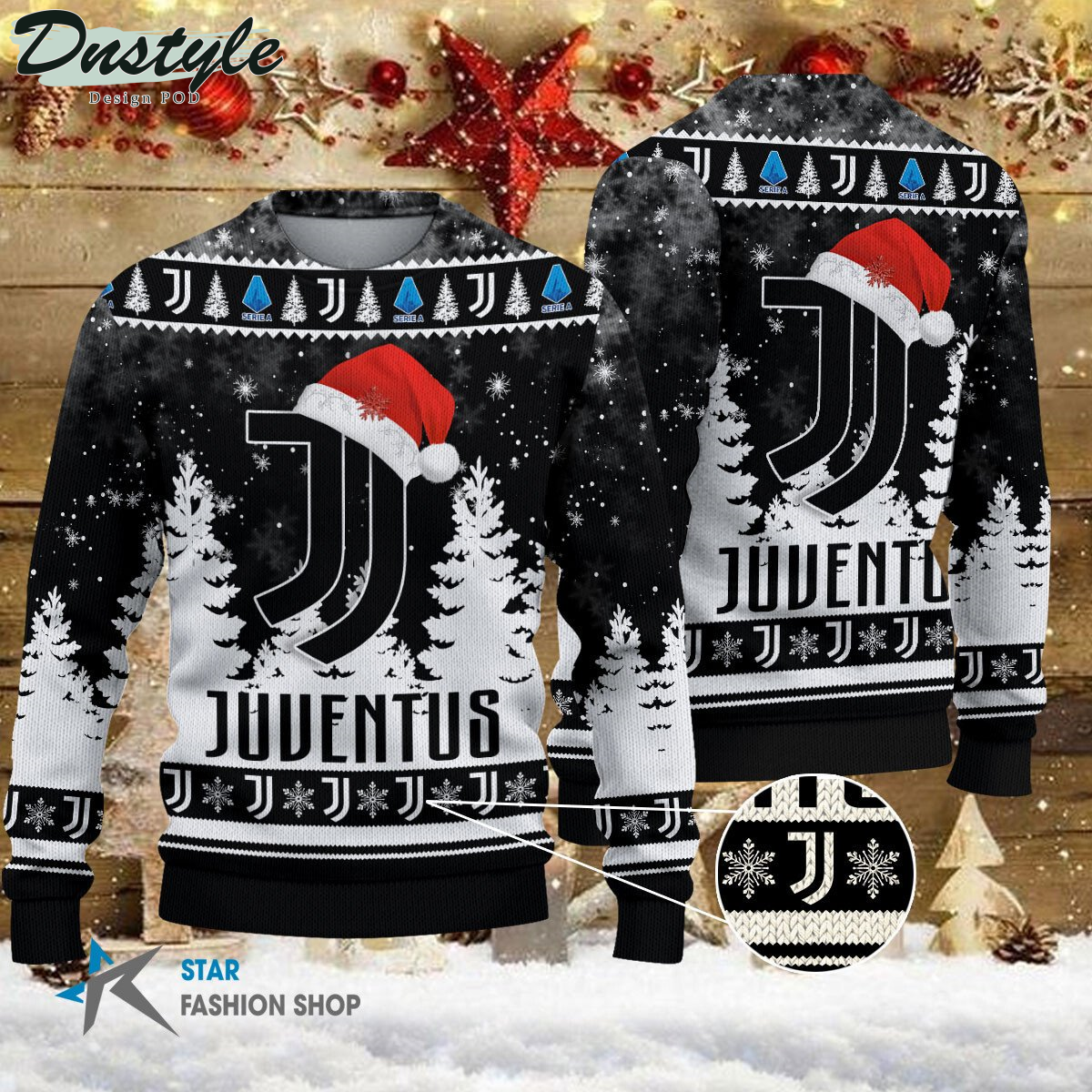 Juventus brutto maglione natalizio