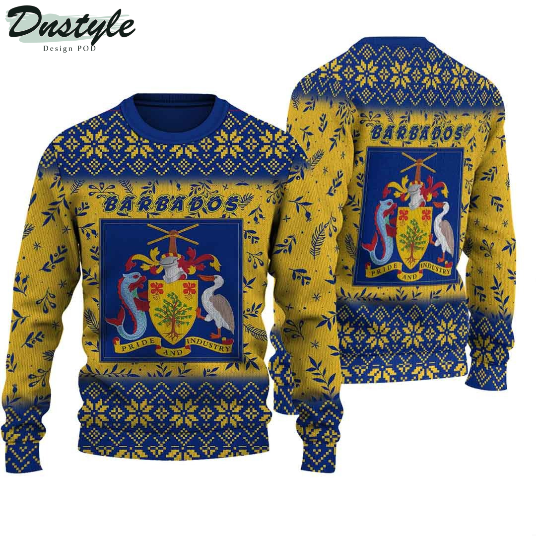 Barbados Knitted Ugly Christmas Sweater