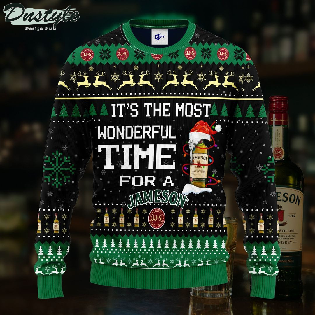It's the Most Wonderful Time Jameson Ugly Christmas Sweater