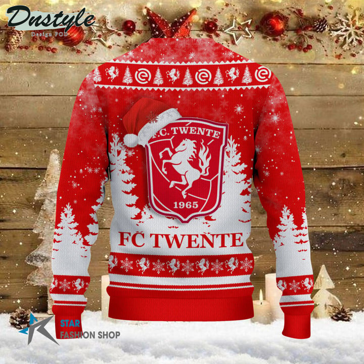 FC Twente Santa Hat Ugly Christmas Sweater