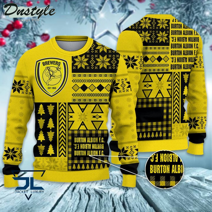 Port Vale Christmas Pattern 2022 Ugly Wool Sweater