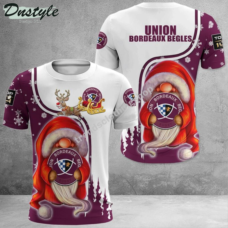 Union Bordeaux Begles christmas 2022 all over printed hoodie