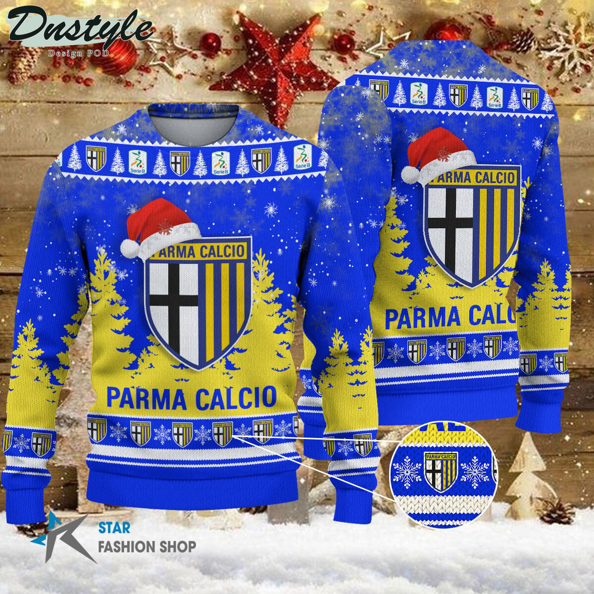 Modena F.C brutto maglione natalizio