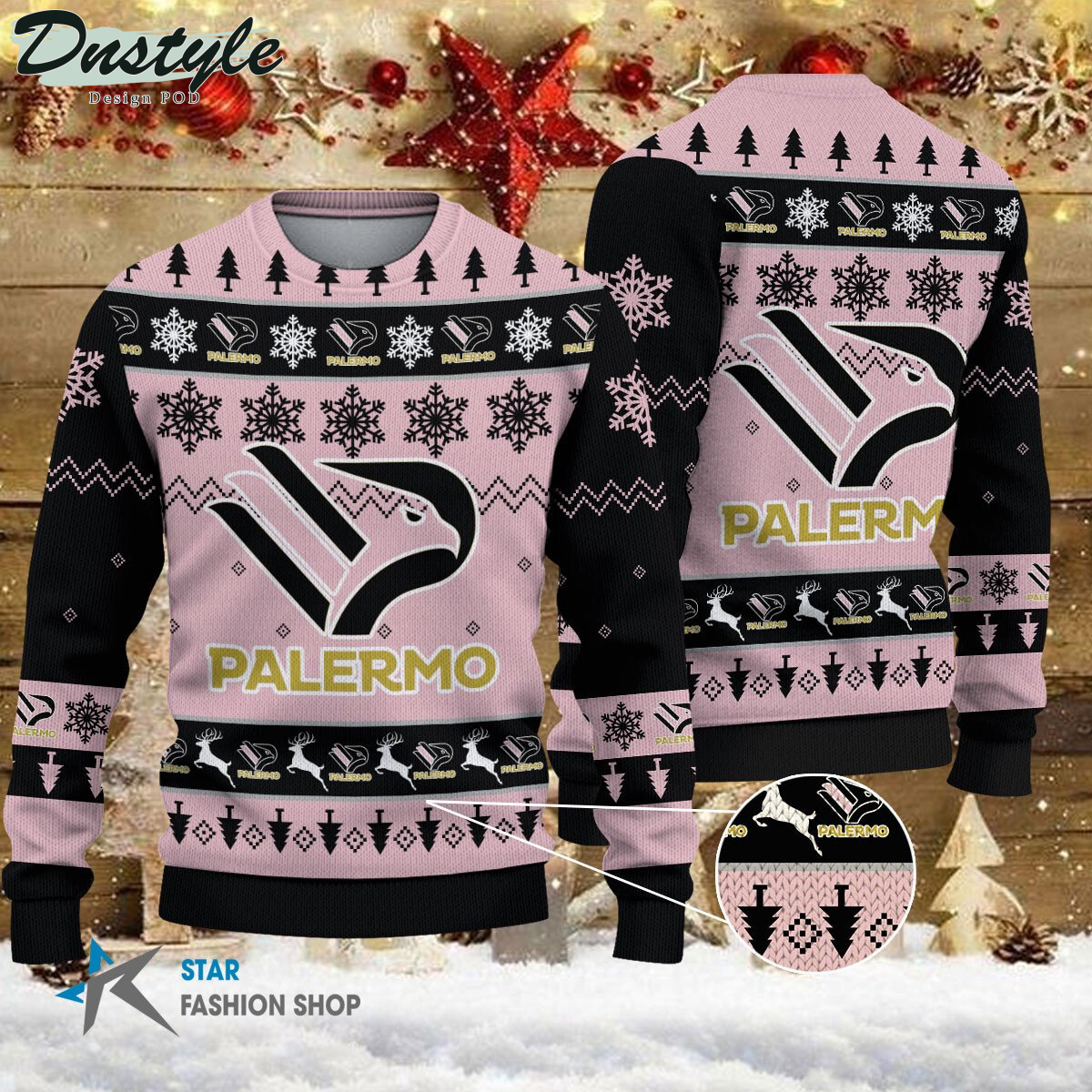 U.S. Città di Palermo ugly christmas sweater
