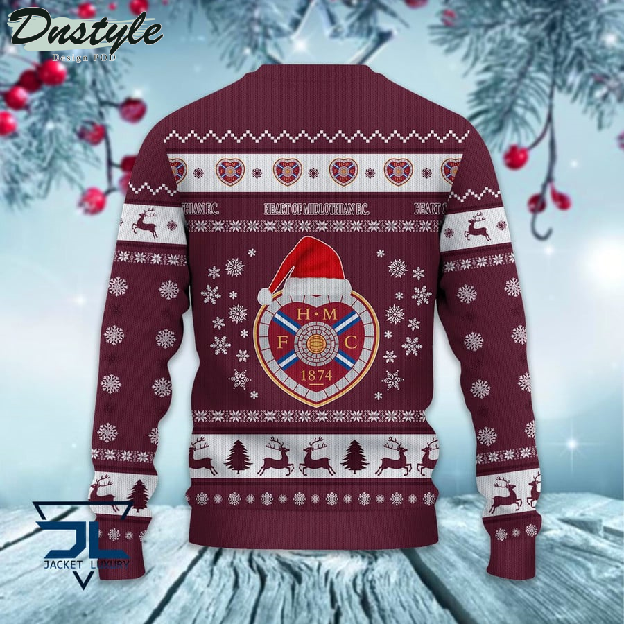 Heart of Midlothian F.C. ugly christmas sweater