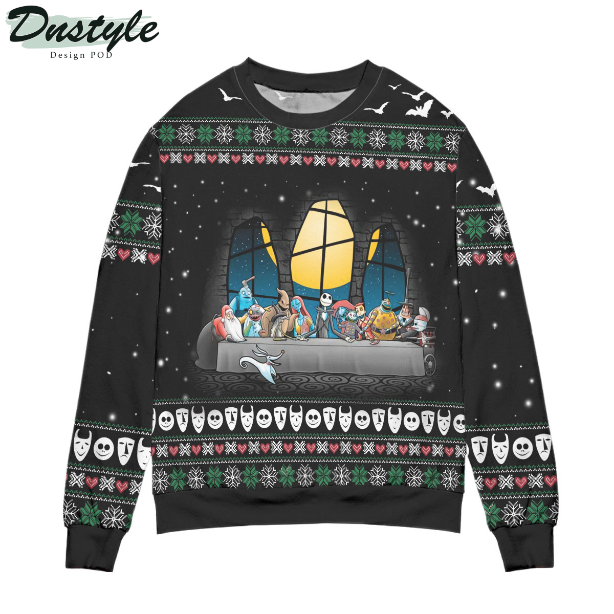 The Last Supper Windshield Sun Shade Ugly Christmas Sweater