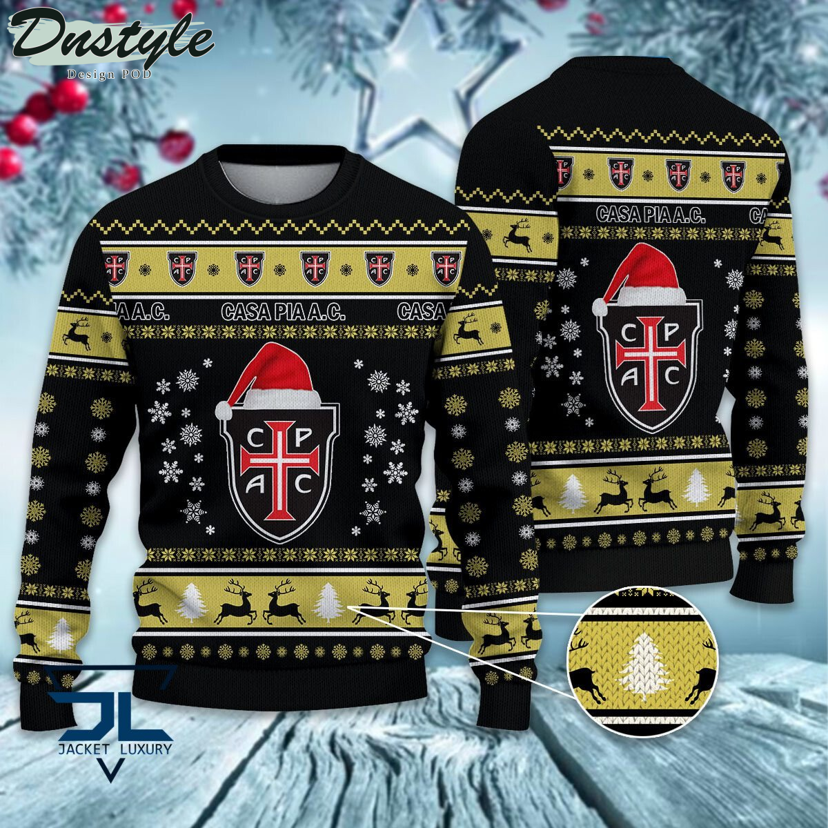 Casa Pia A.C ugly christmas sweater
