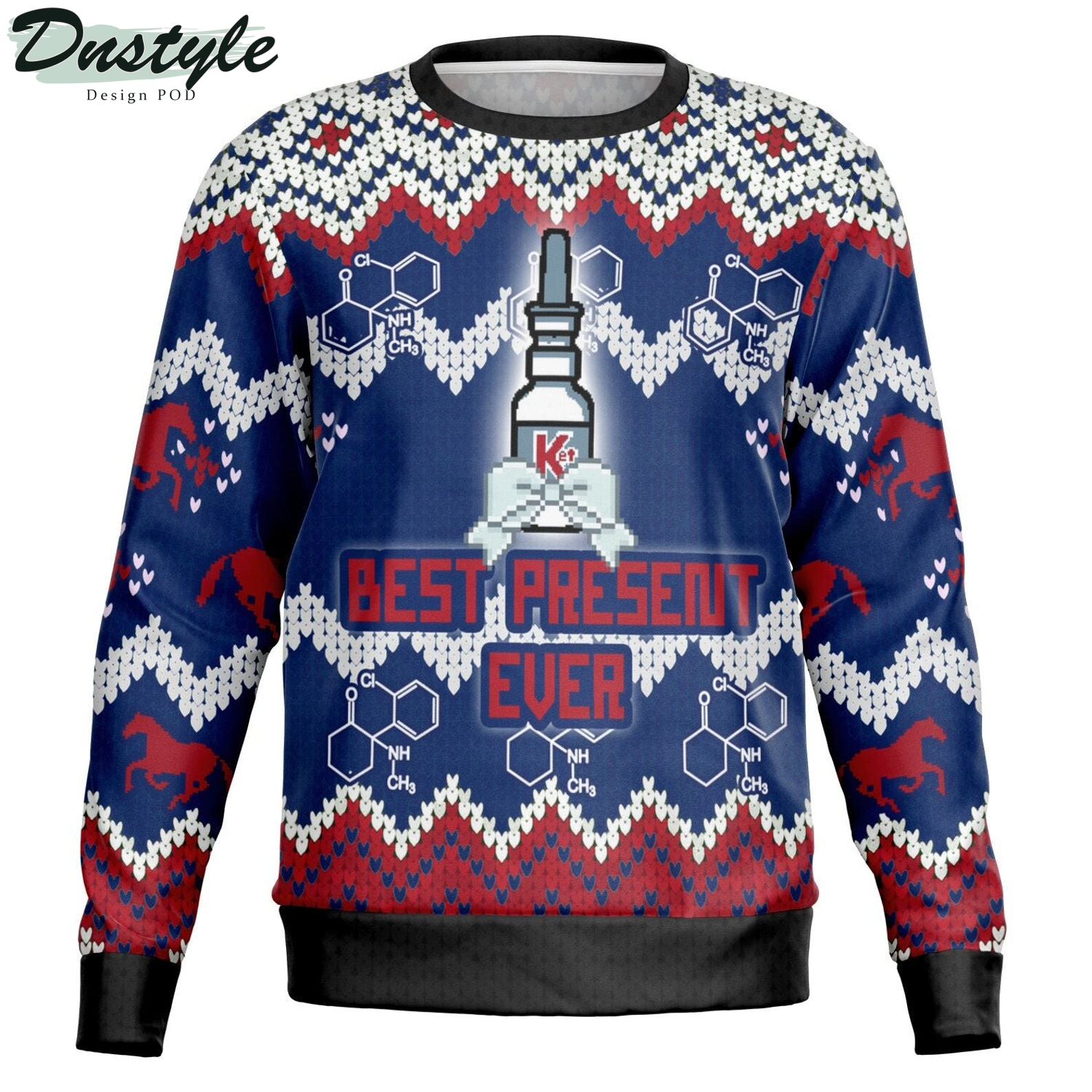 Best Present K Spray 2022 Ugly Christmas Sweater