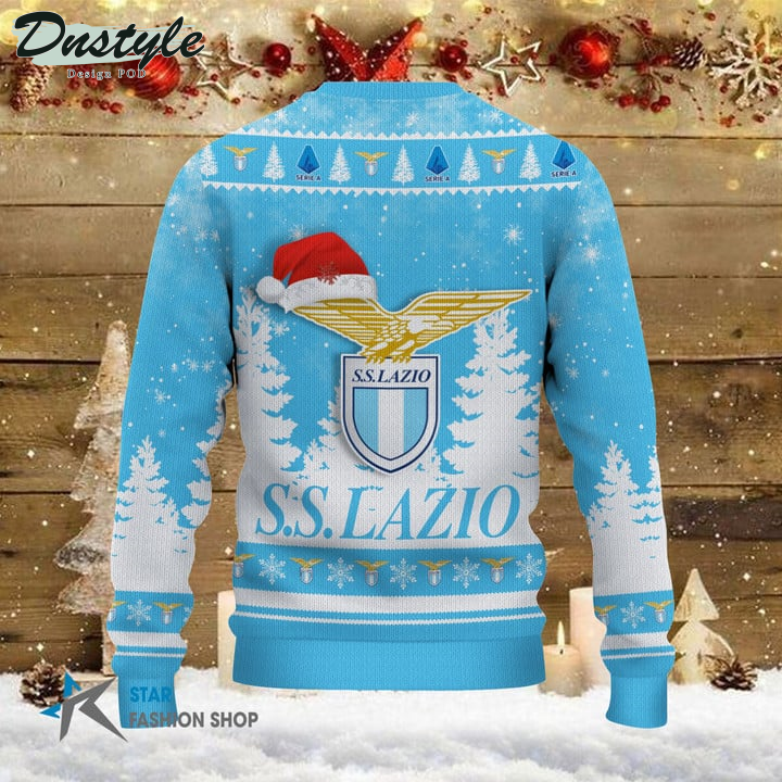 S.S. Lazio il tuo nome brutto maglione natalizio