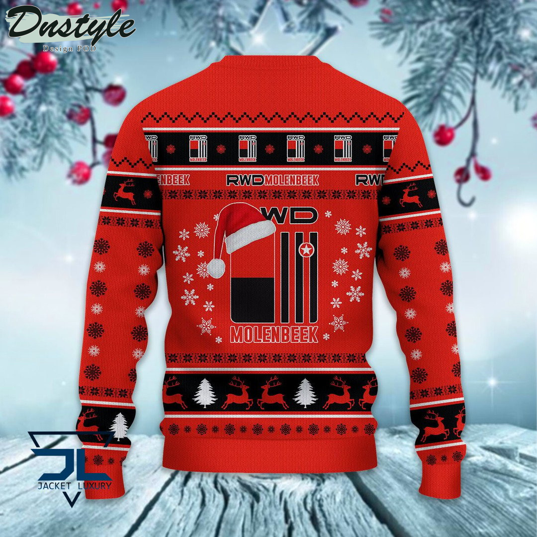 RWD Molenbeek santa hat ugly christmas sweater