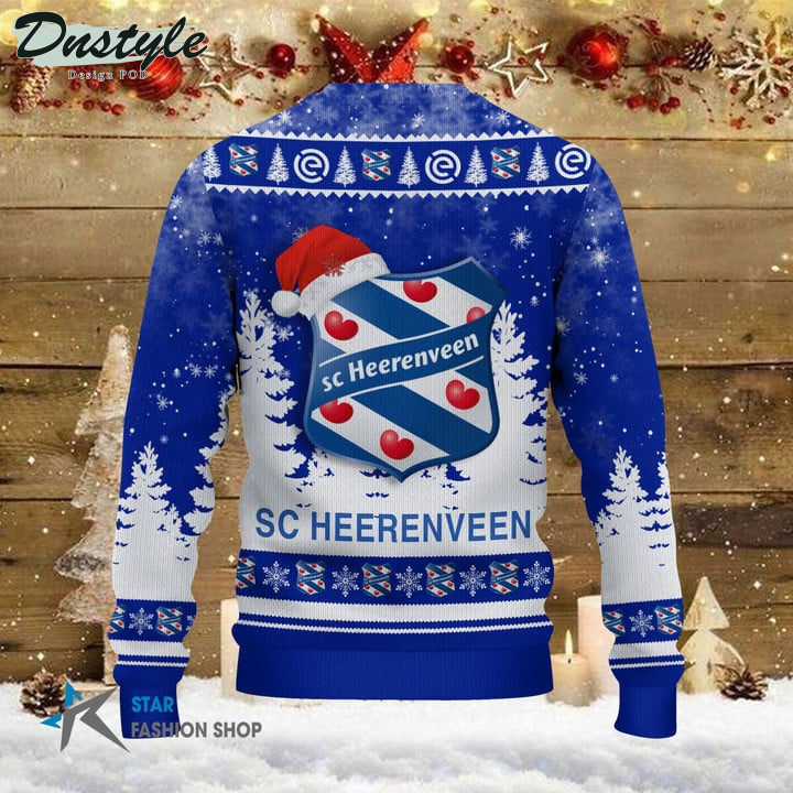 SC Heerenveen Santa Hat Ugly Christmas Sweater