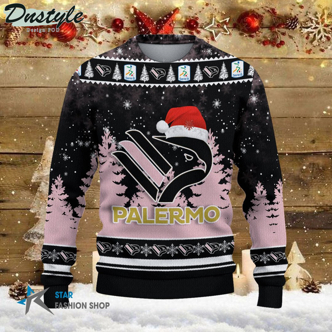 U.S. Città di Palermo brutto maglione natalizio