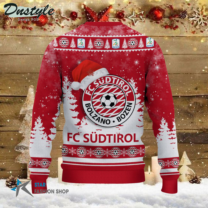 FC Südtirol il tuo nome brutto maglione natalizio