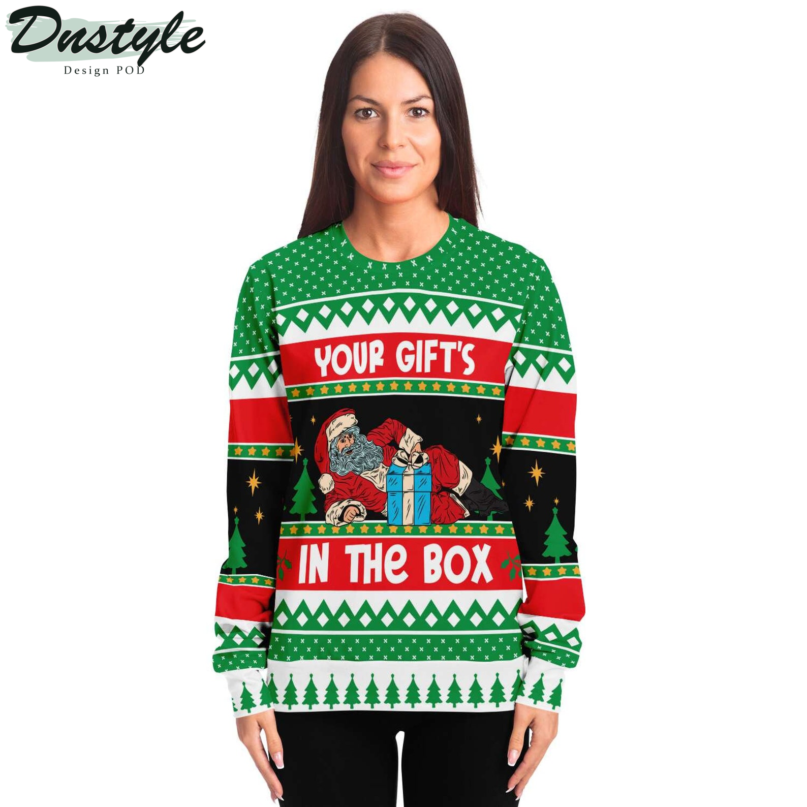 Gift In The Box 2022 Ugly Christmas Sweater