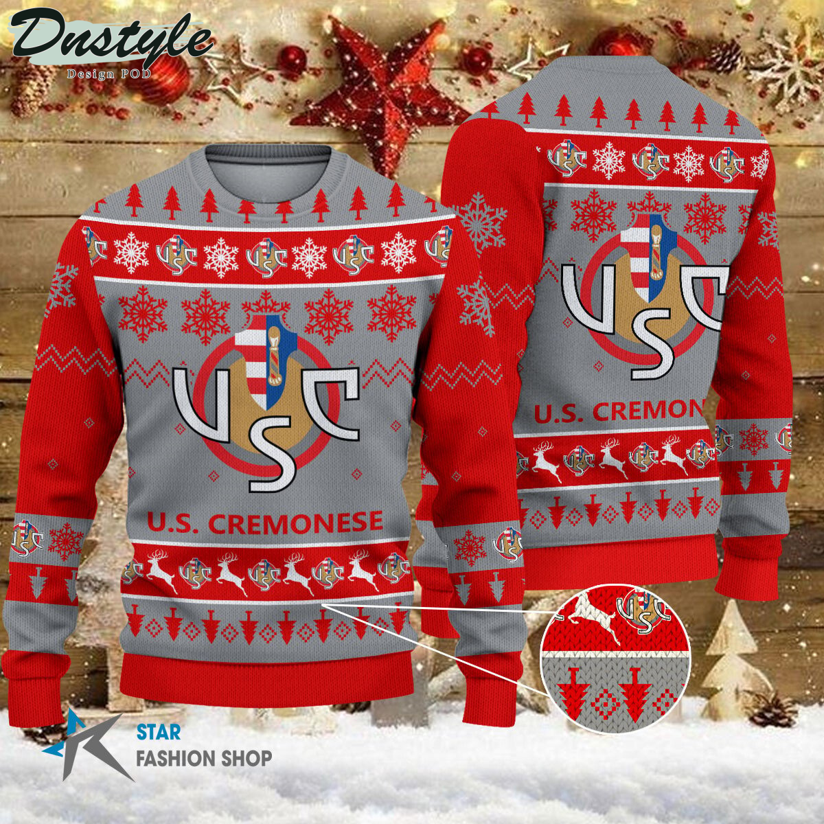Empoli FC ugly christmas sweater