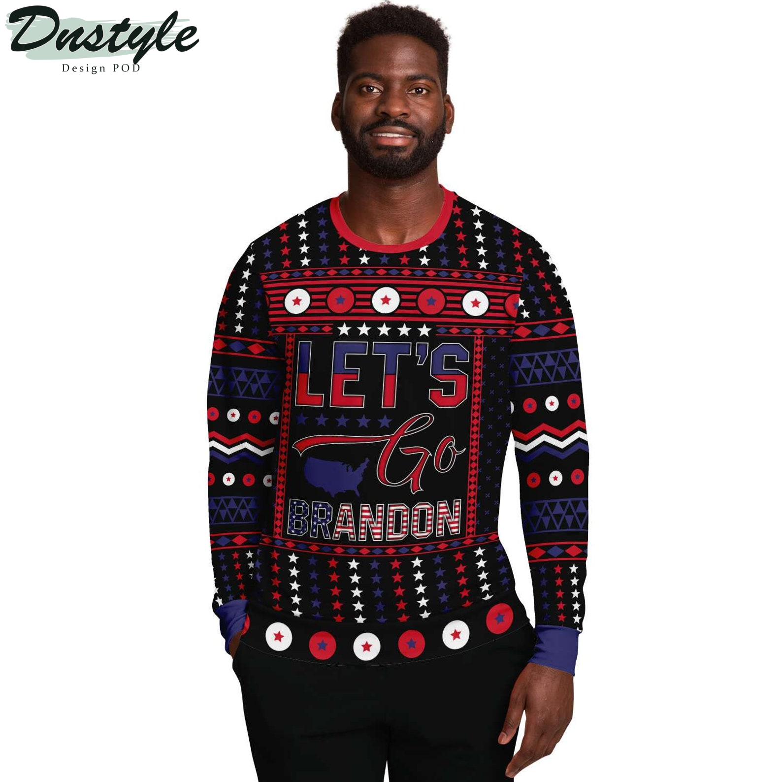 Let's Go Brandon 2022 Ugly Christmas Sweater