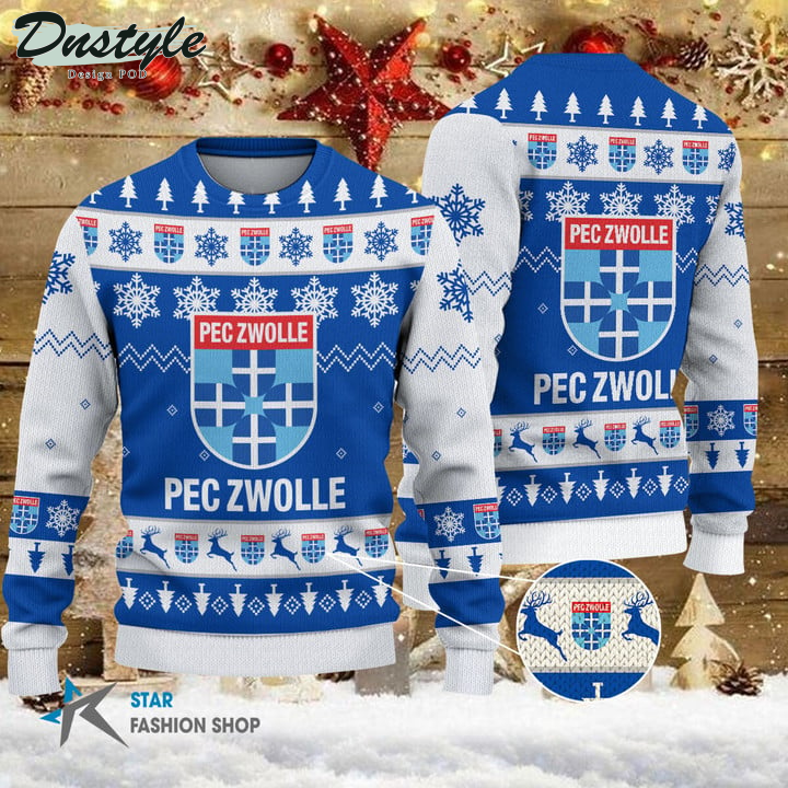 PEC Zwolle Eredivisie Lelijke Kersttrui