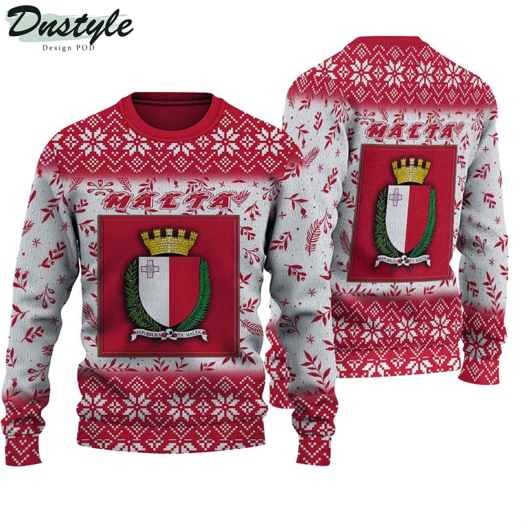 Malta Knitted Ugly Christmas Sweater