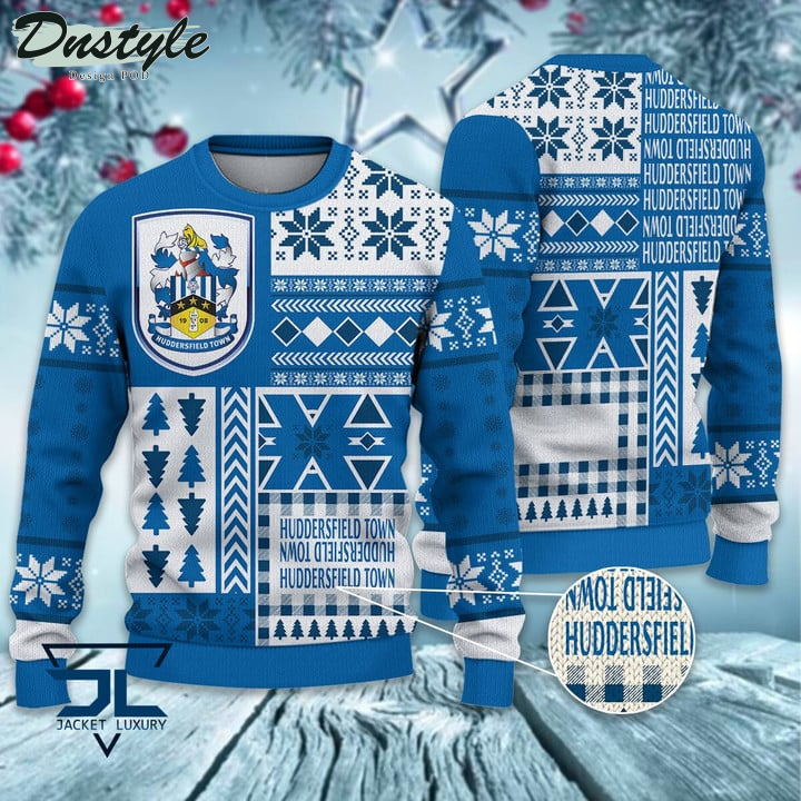 Bristol Rovers Christmas Pattern 2022 Ugly Wool Sweater