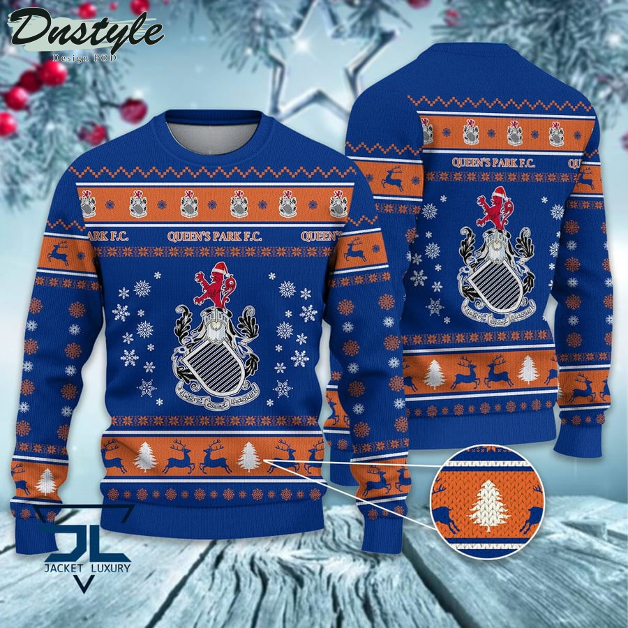 Queen's Park F.C. ugly christmas sweater 3