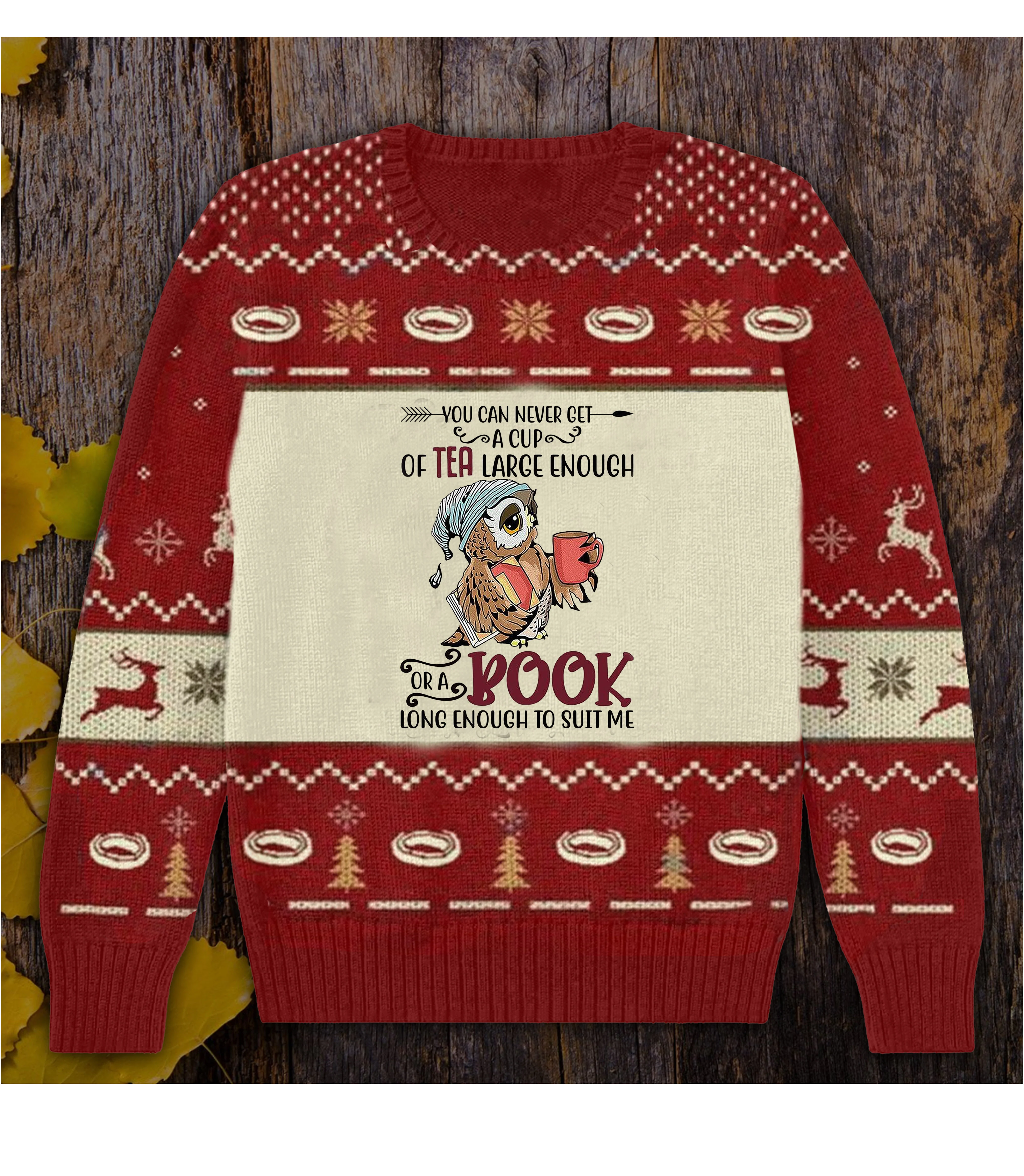 Touch My Books I Will Slap You So Hard Ugly Christmas Sweater
