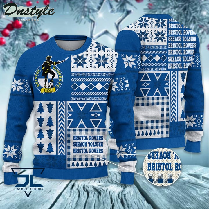 Peterborough United F.C Christmas Pattern 2022 Ugly Wool Sweater