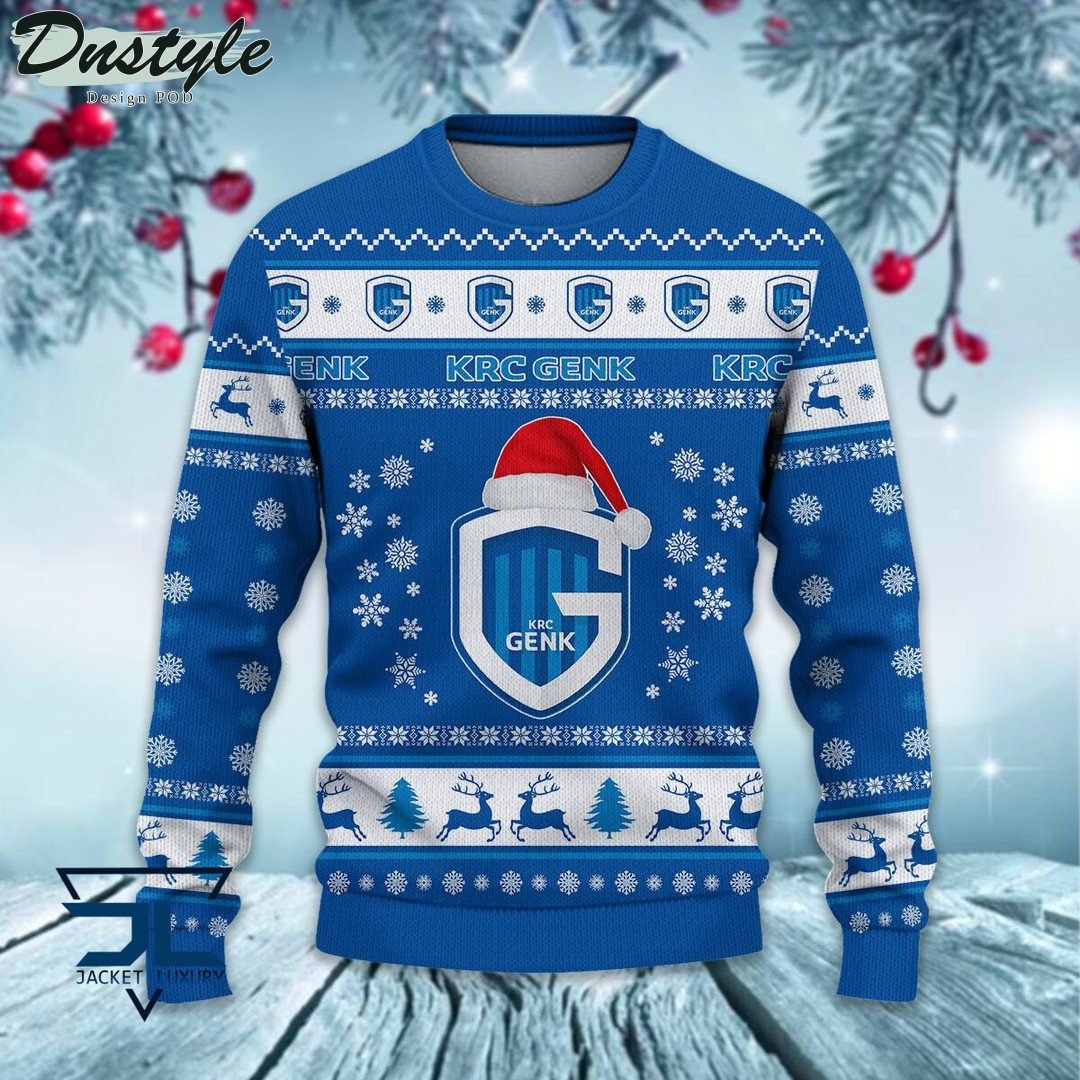 K.R.C. Genk santa hat ugly christmas sweater