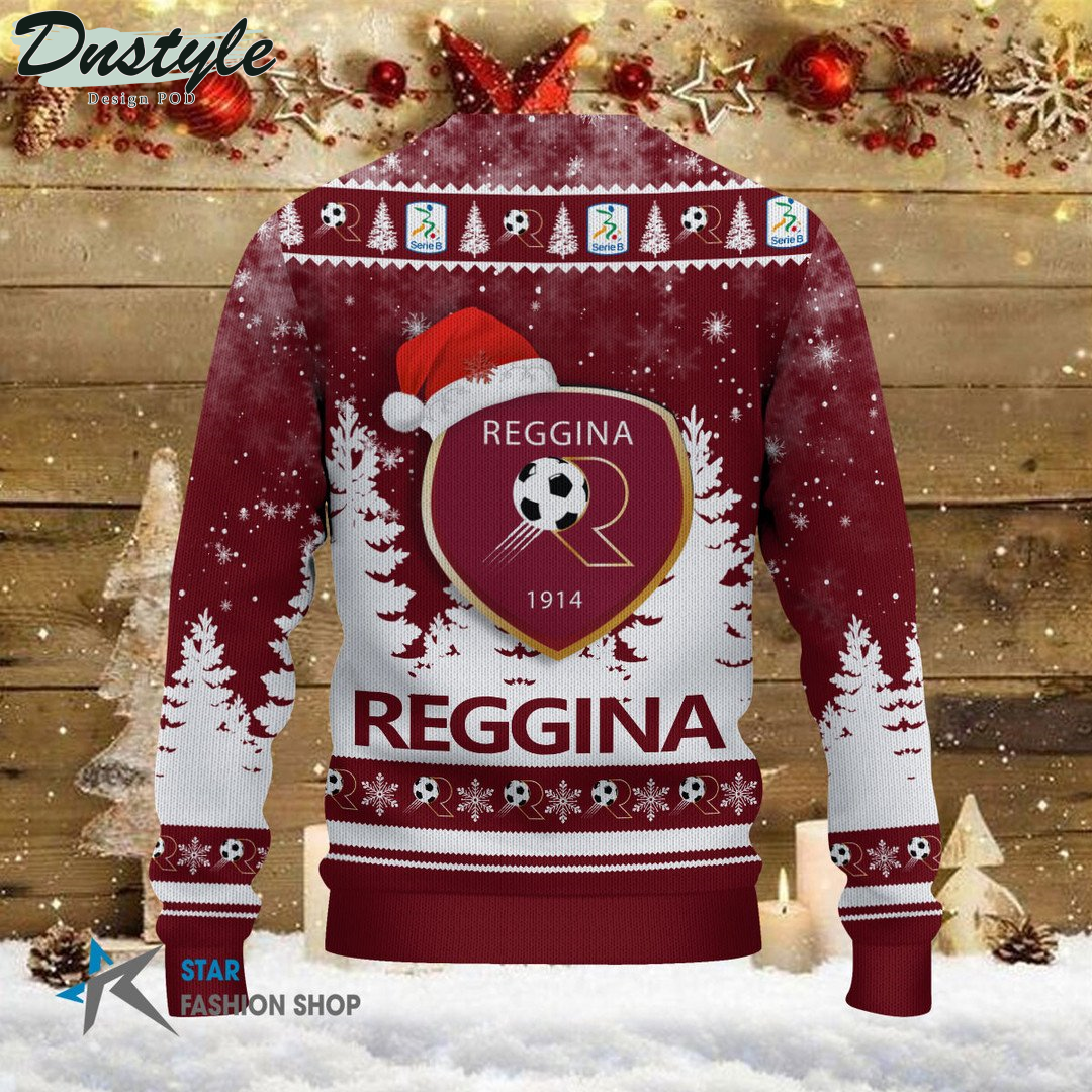 Reggina Calcio brutto maglione natalizio