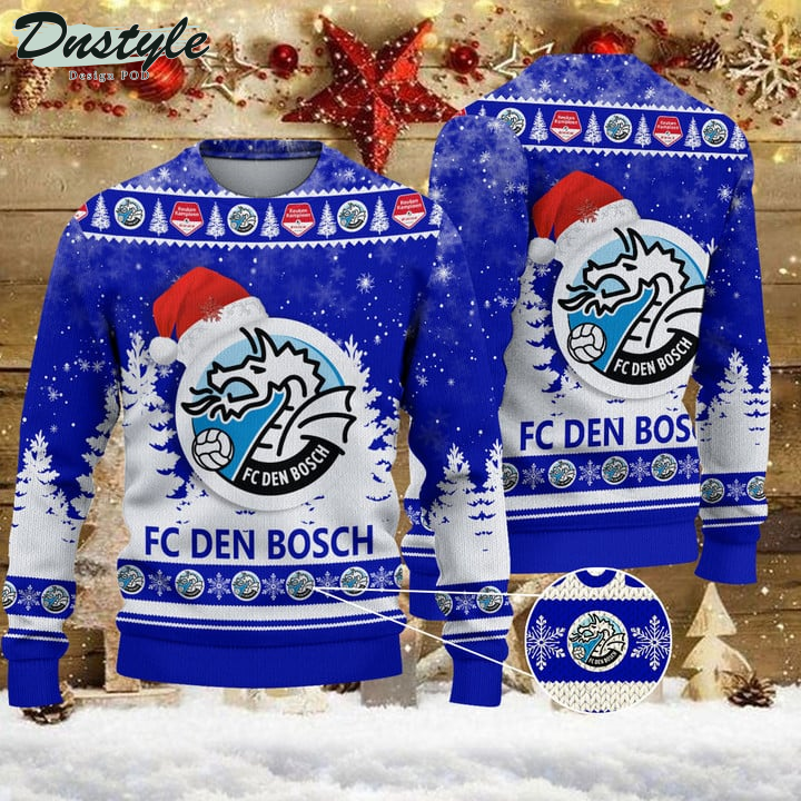 FC Den Bosch Santa Hat Ugly Christmas Sweater