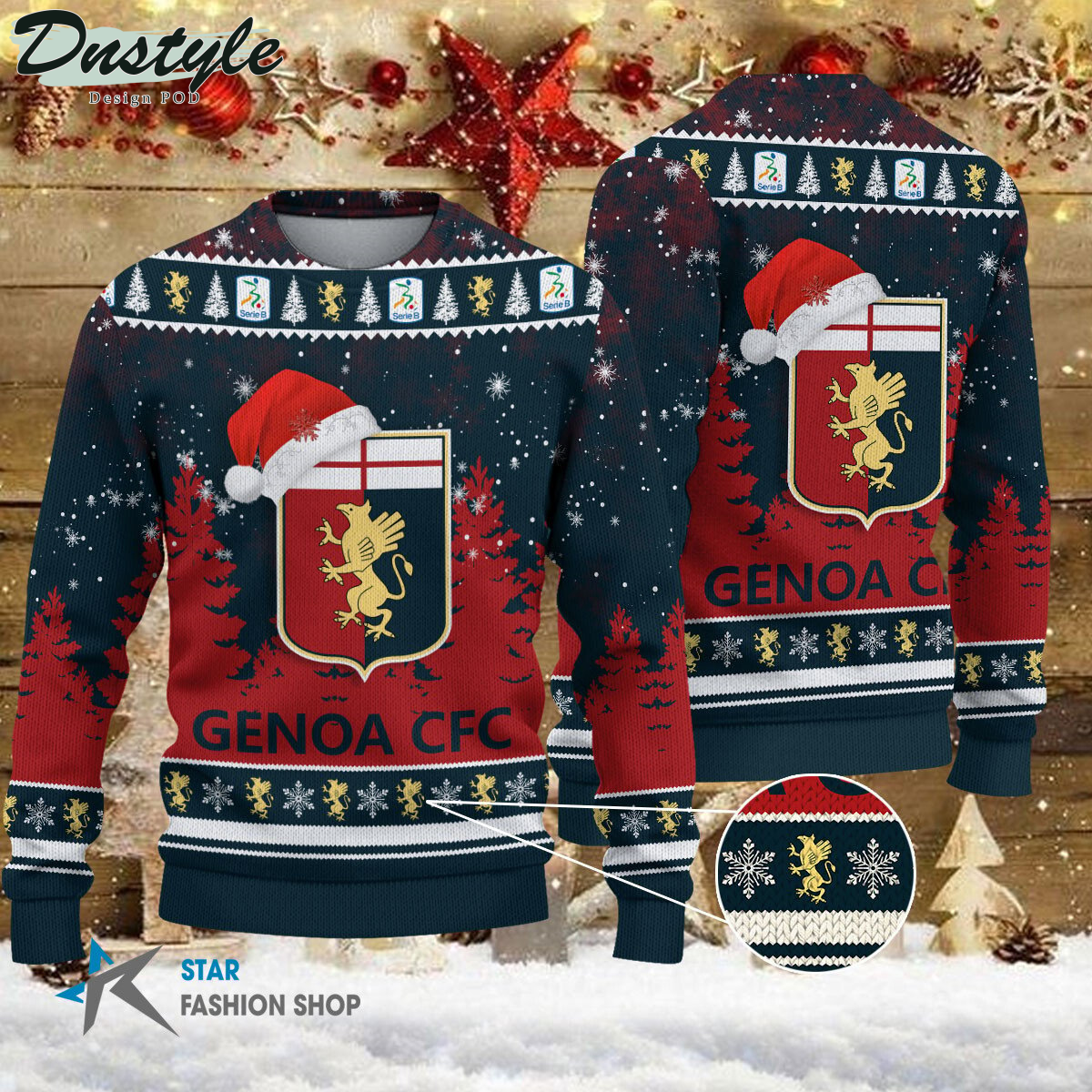 Genoa CFC brutto maglione natalizio
