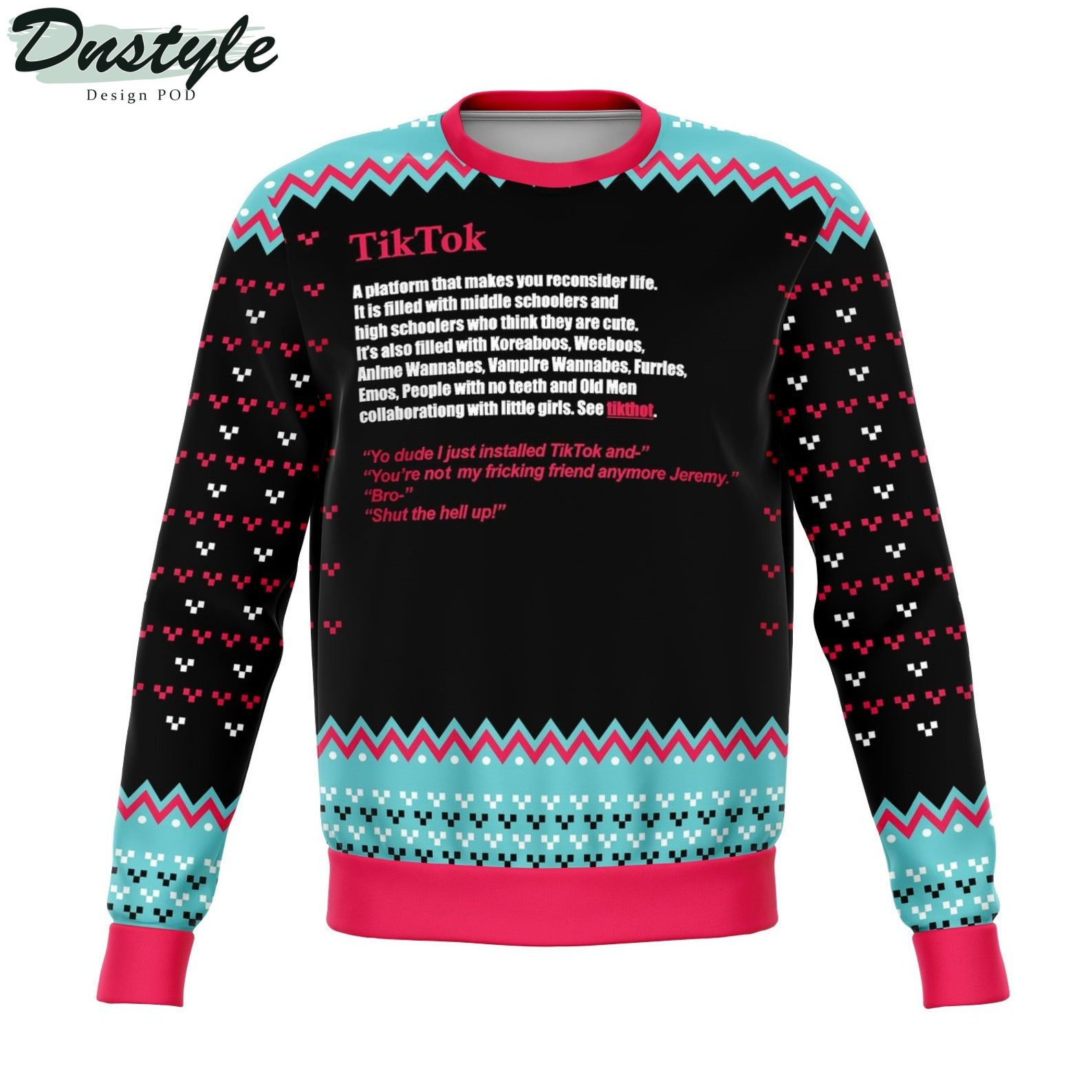 Tiktok Definition 2022 Ugly Christmas Sweater
