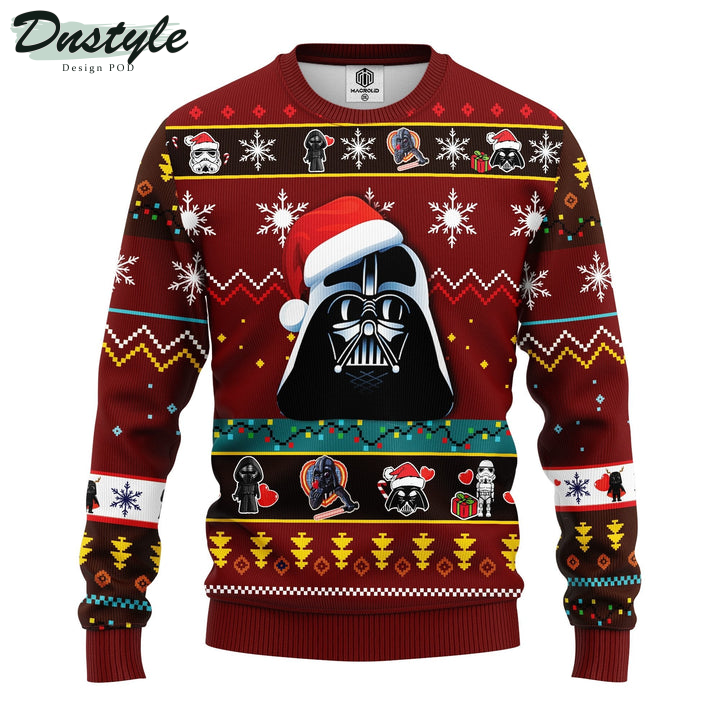 Star Wars Stormtrooper Decorates Tree Ugly Christmas Sweater
