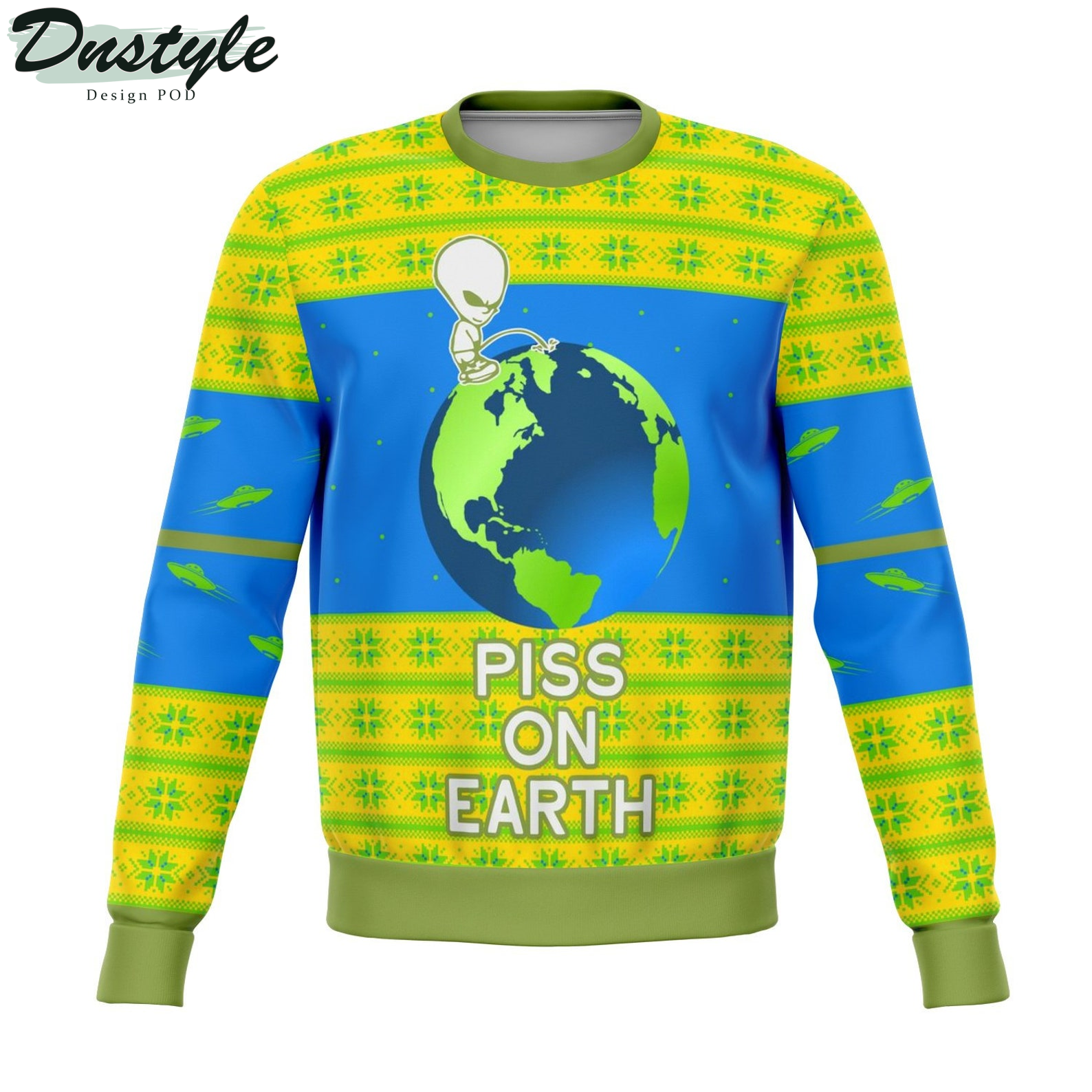Piss On Earth 2022 Ugly Christmas Sweater