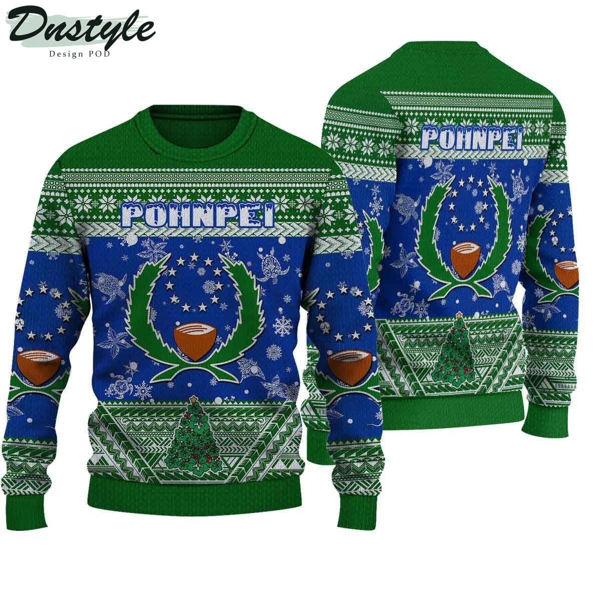 Pohnpei ugly christmas sweater