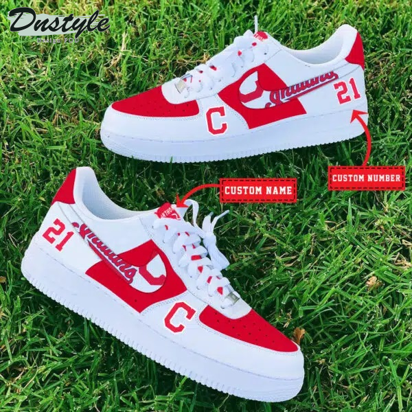 Cleveland Indians MLB Custom Air Force 1 Sneaker