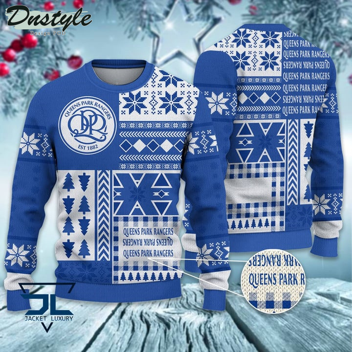 Blackburn Rovers Christmas Pattern 2022 Ugly Wool Sweater