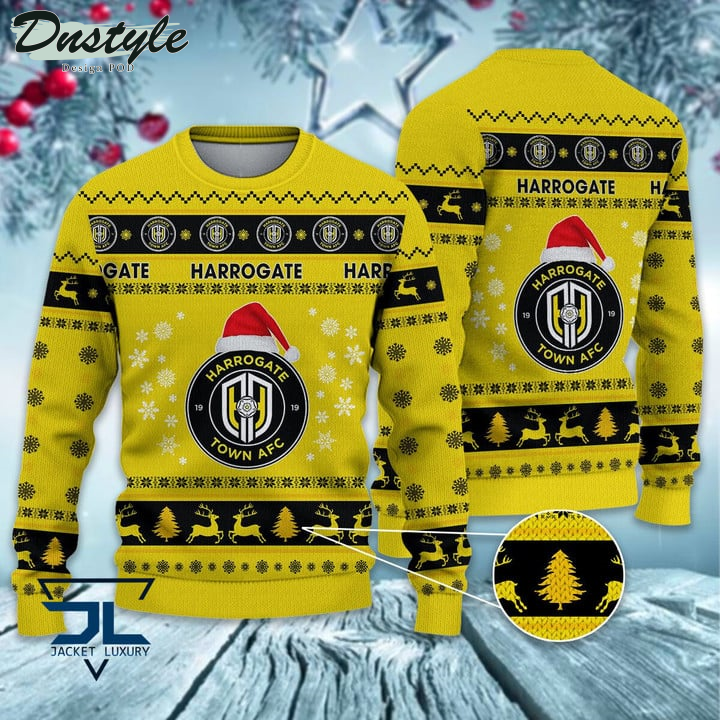 Bradford City Santa Hat Ugly Christmas Sweater