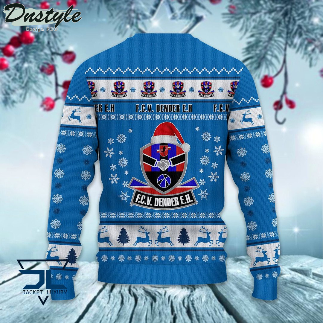 F.C.V. Dender E.H santa hat ugly christmas sweater