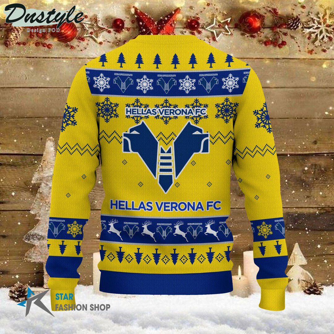 Hellas Verona FC ugly christmas sweater