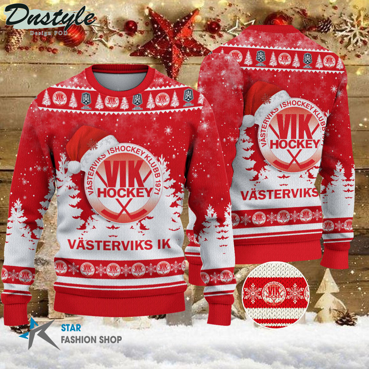Västerviks IK ugly christmas sweater