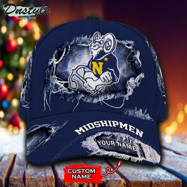 Navy Midshipmen NCAA Custom Name Classic Cap