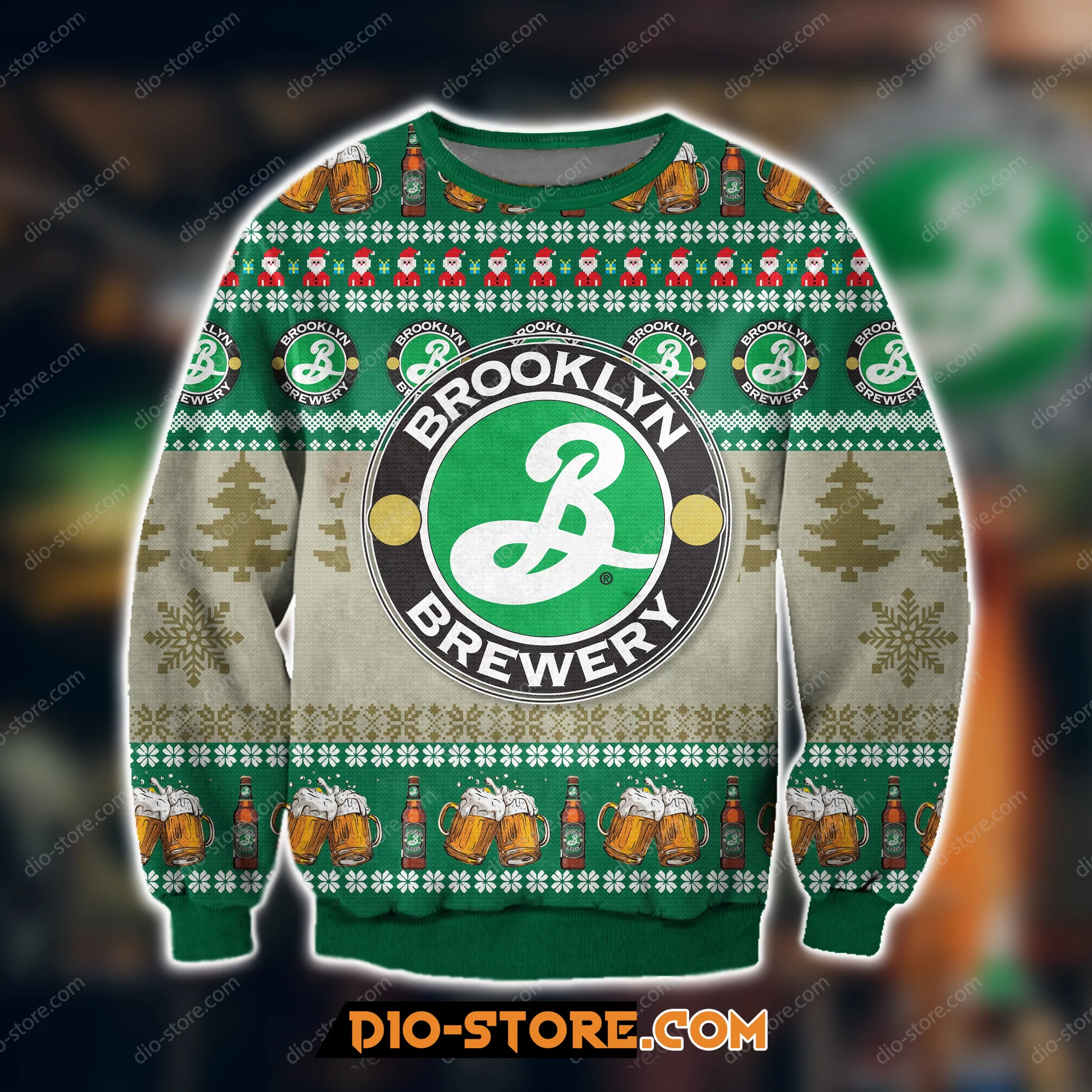 Brooklyn Lager Ugly Christmas Sweater