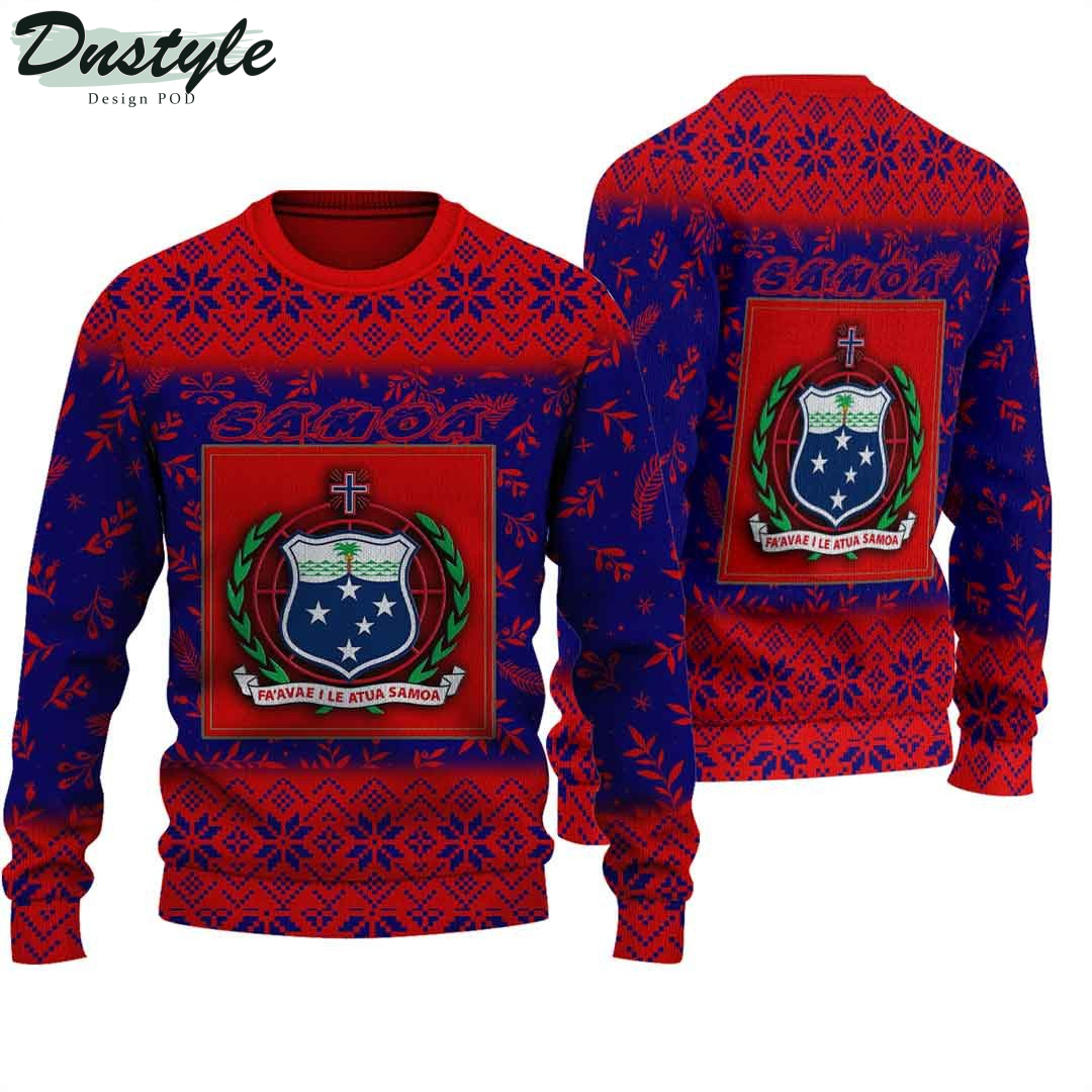 Samoa Knitted Ugly Christmas Sweater