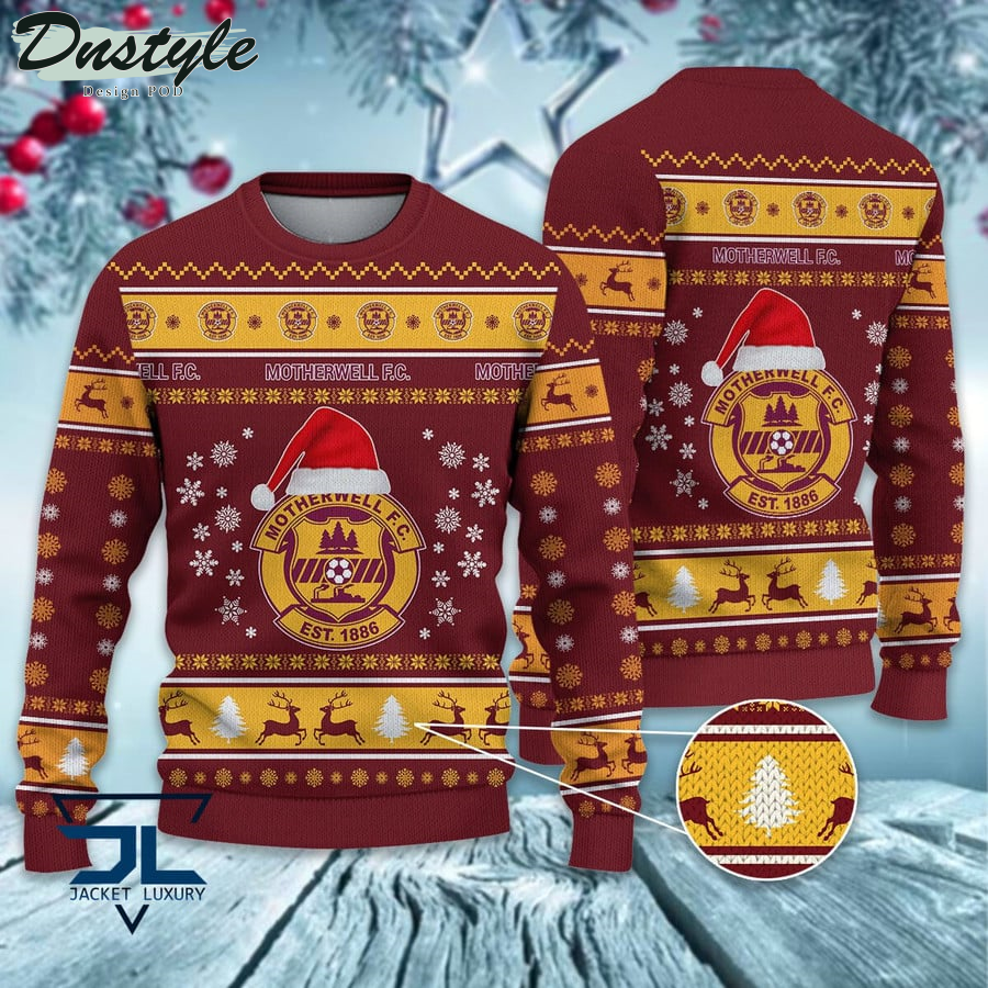 Motherwell F.C. ugly christmas sweater