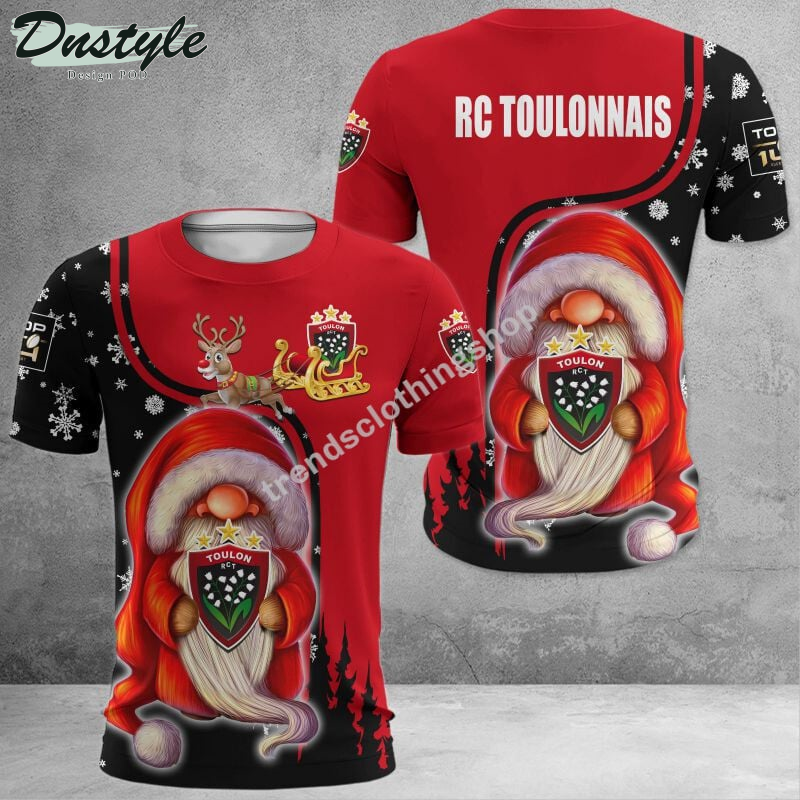 RC Toulonnais christmas 2022 all over printed hoodie