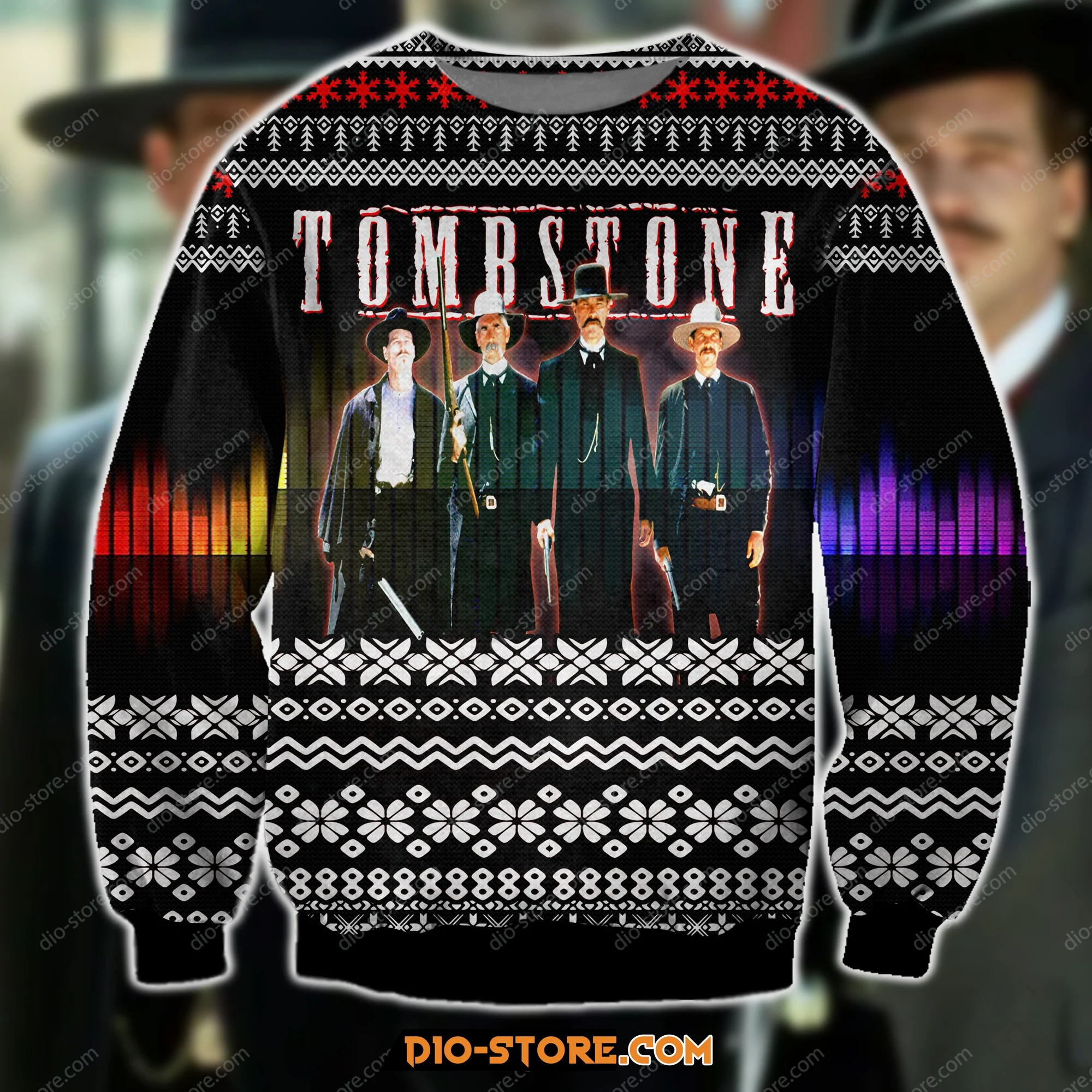 Tombstone Ugly Christmas Sweater
