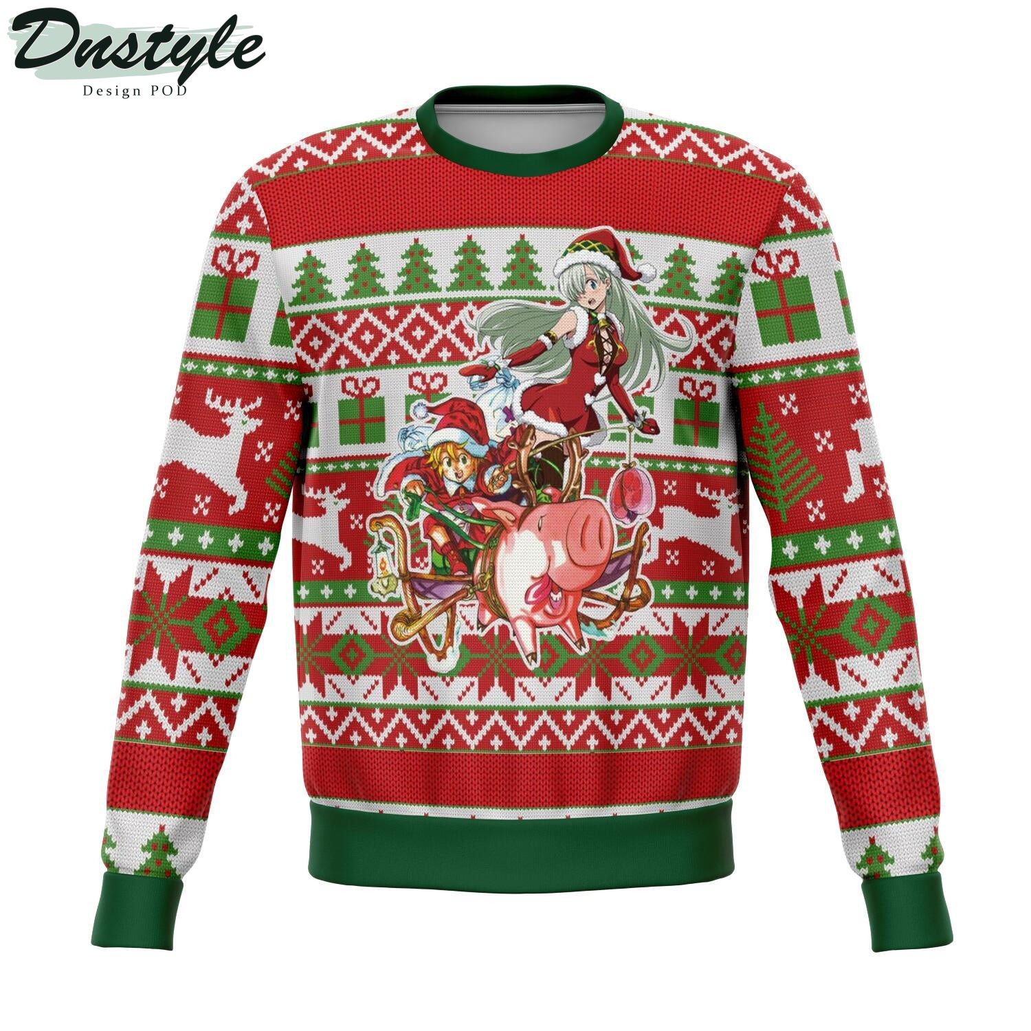 Cardcaptor Sakura Cerberus Everything Will Be Alright Ugly Christmas Sweater