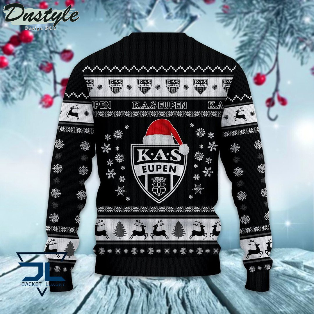 K.A.S. Eupen santa hat ugly christmas sweater