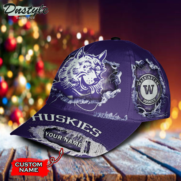 Washington Huskies NCAA Custom Name Classic Cap